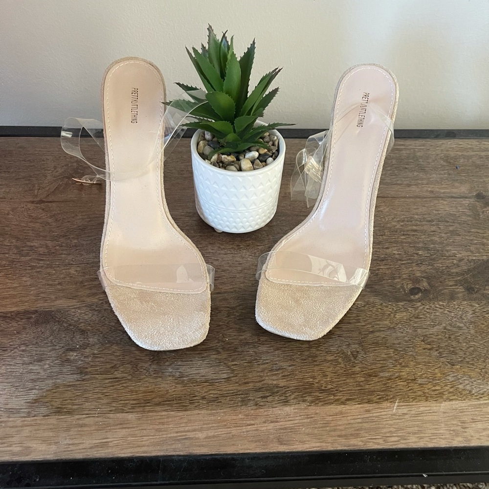 Clear heels